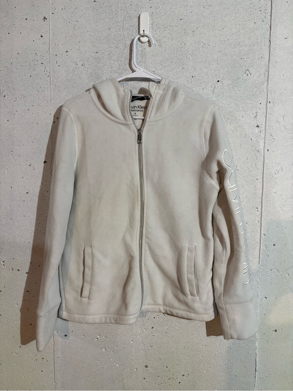 Calvin Klein Performance Full Zip Fleece Jacket | Size: Medium